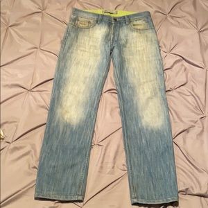 Lacoste denim jeans size 30x34 used rare